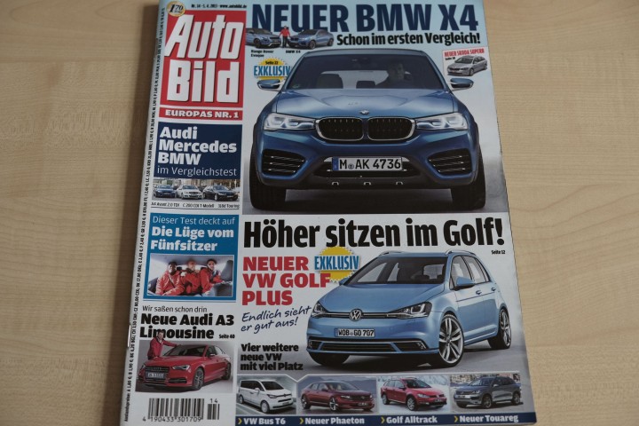 Deckblatt Auto Bild (14/2013)